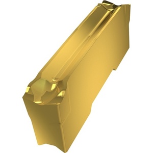 Inserto Indexable ISO GL4-D400G02L12-PMG8330 de 4 mm de Ancho con Recubrimiento PVD Dorado para Herramienta de Torneado, Paquete de 10 - Product Image 1