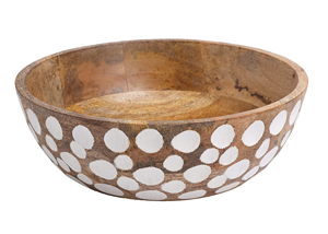 Modernos y Elegantes Tazones de Madera de Mango Pulida Ecológicos para Servir, Accesorios de Cocina, Vajilla, Ensaladas, Fiestas - Product Image 3