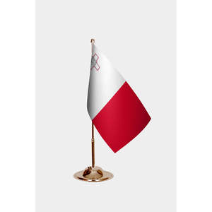 Drapeaux de bureau personnalisables de Malte, drapeaux à main en tissu nylon et soie, impression numérique pour l'automobile, l'assurance, l'éducation, les agences de voyage - Product Image 2