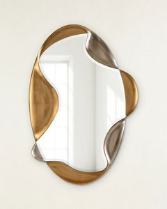 Espejo de pared de alta calidad para decoración del hogar, nuevo diseño, forma curva, habitación de Hotel personalizada y pared de salón, espejo - Product Image 4