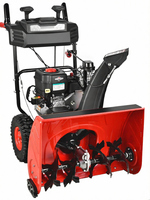 Souffleuse à neige autotractée à deux étages de 26 pouces, moteur à essence Briggs and Stratton de 208 cm³ avec démarrage électrique, chauffe-poignée, fonctionnement
