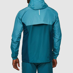 Custom <b>Lightweight</b> <b>Men's</b> Sports Polyester/Cotton Hooded High Street Style All Season Outdoor Windbreaker <b>Jacket</b> Waterproof - Product Image 6