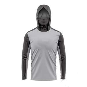 Sweat à capuche de pêche personnalisé à séchage rapide en polyester avec impression par sublimation, faible MOQ, protection UPF 50 - Product Image 3