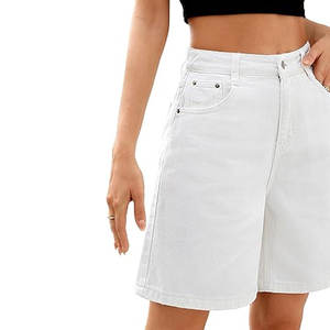 Shorts surdimensionnés pour femmes, vêtements de mode confortables, conçus sur mesure en usine avec votre propre logo, shorts décontractés pour femmes - Product Image 3