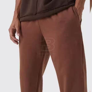 Pantalones de chándal informales para hombre con bolsillos laterales Ropa de moda personalizada a precio mayorista Patrón recto de cintura media para venta en línea - Product Image 6