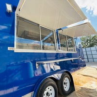 Remorque de restauration rapide sur mesure de 16 pieds pour pizzas, camion de cuisine mobile entièrement équipé pour tacos et burgers en zone de bureau