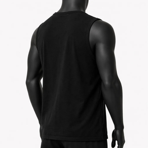 Men Sleeveless <b>Tank</b> <b>Top</b> <b>Black</b> Fang Teeth Graphic Print O-Neck Casual Streetwear Muscle Shirt Gothic Punk Style - Product Image 5