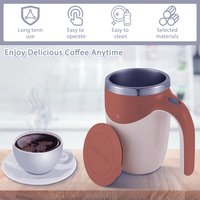 Gobelet mélangeur automatique, gobelet mélangeur à café électrique, gobelet à café à agitation automatique, gobelet à café intelligent pour le café, le lait, voyage
