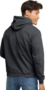 Pull à capuche personnalisé pour hommes 400 GSM tricot de coton épais coupe ample tissu brossé pour l'extérieur temps froid sweat à capuche lourd automne - Product Image 6