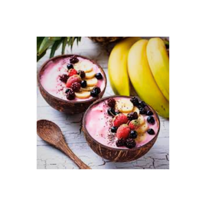 Bol en coquille de noix de coco écologique bon marché bol à salade de style bohème jetable sculpté à la main pour fruits prêt à être expédié au Vietnam - Product Image 1