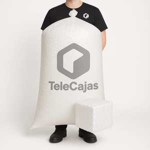 Bolsa Grande de PP de 333 Litros en Forma de Dado o Taco para Rellenar con Chips, Protegiendo sus Productos Durante el Envío - Product Image 2