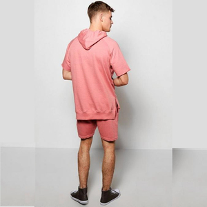 Ensemble sweat à capuche vintage personnalisé pour hommes grande taille, délavé à l'acide avec fermeture éclair complète pour impression bouffante écologique - Product Image 3