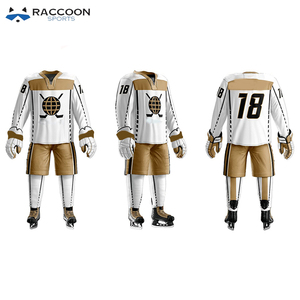 Manufacture Design Ice Hockey Uniform Printing Sport Wear Uniform Set Reasonable Price - Product Image 6