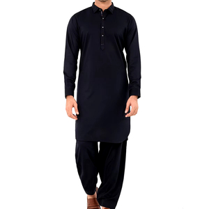 2024 nouveauté hommes à manches longues Shalwar Kameez taille personnalisée robe pakistanaise en gros OEM personnalisable indien pakistanais - Product Image 1