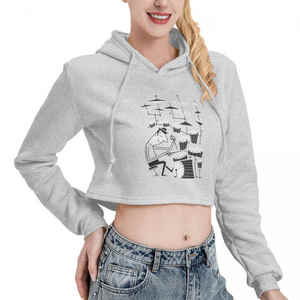 Sweat à capuche vierge avec impression de logo personnalisé de haute qualité pour femmes Pull grande taille Capuche d'hiver avec logo avant Design OEM - Product Image 1