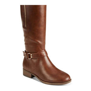 Stivali da equitazione alti fino al ginocchio da donna Winnie di Material Girl in ecopelle marrone medio taglia 5 M - Product Image 3