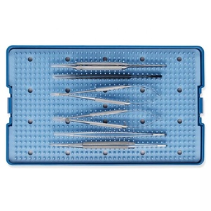 Ensemble d'instruments de microchirurgie vétérinaire, usine directe pisco, ensemble de Micro pinces à attacher, emballage personnalisé - Product Image 1