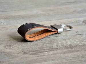 Llavero de Cuero PU Personalizado con Monograma, Grabado Personalizado, Regalo Promocional, Porta Llaves Único - Product Image 4