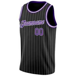 Camiseta de baloncesto de rayas negras de la mejor edición, nueva calidad, tasa baja, superventas, nuevo diseño, camiseta de baloncesto más demandada por el cliente - Product Image 2