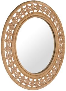 Espejo de ratán ecológico de color natural vintage hecho a mano para decoración del hogar, venta al por mayor en Vietnam - Product Image 3