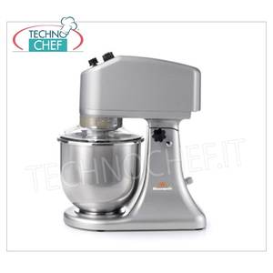 Mélangeur planétaire 7 lt, avec tête relevable, dim.mm 240x410x437h - Product Image 4