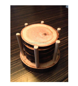 Posavasos de madera de mango para cocina y mesa, nuevo diseño elegante, posavasos de madera de la mejor calidad, decoración del hogar para su uso - Product Image 5