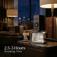 Chicha Électronique Portable Mini 10000mAh avec Bluetooth STORM WEAVER, Autonomie de 3 Heures, Tête de Chicha Électrique