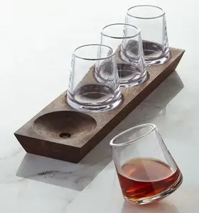Hoge Kwaliteit Artistieke Creatieve Geavanceerde Prachtige Transparante Uitstekende Unieke Mooie Loodvrije Kristal Whisky Glas