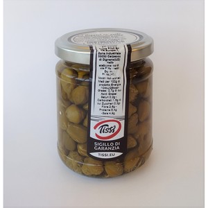 Tissi 212 ml X 12 Pezzi Capperi Marroni in Aceto con Sale dall'Italia Forma Solida - Product Image 1