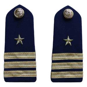 Soft Shoulder Royal Navy Surgeon Lieutenant Embroidered Canvas Lace Safety <b>Pin</b> High Reusable Customizable Color Design Shoulder - Product Image 1