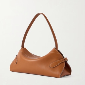 Sac fourre-tout en cuir véritable pour femme, qualité supérieure, minimaliste, marron, fermeture éclair, haute qualité, décontracté, quotidien - Product Image 3