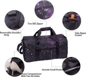 Sac de sport personnalisé pour homme et femme, sac de sport noir, sac de voyage, sac de sport de grande capacité pour l'extérieur - Product Image 2