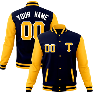 Vestes universitaires de haute qualité pour hommes Veste en tissu réversible à la mode avec impression de logo professionnel Prix compétitif léger - Product Image 1