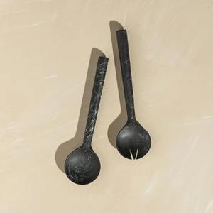 Grand saladier en résine design unique avec finition brillante, durable, lavable et écologique - Product Image 2