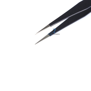 Professional <b>Eyelash</b> Tweezers Lash <b>Applicator</b> Tool Anti-Static Stainless Steel Precision Grip Durable for Salon and Personal Use - Product Image 4