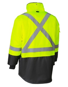 Ropa de trabajo diaria Chaqueta DE SEGURIDAD Protección confiable Diseño moderno Chaqueta DE TRABAJO reflectante hecha en Pakistán. - Product Image 2