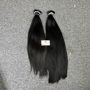 Meilleure vente 100% extension de cheveux vierges pointe plate droite naturelle de haute qualité grand stock de cheveux bruts vietnamiens I pointe - Product Image 5