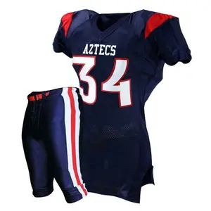 Personalized Stitched Letters Number Practice Youth Football Uniform Custom American Football Jersey 2023-2024