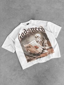 Camisetas Extra Grandes Retro 100% Algodón para Hombre, Impresión de Alta Calidad, Logotipo Personalizado, Ajuste Holgado, Estilo Urbano, Diseños Personalizados, Camiseta de Alta Densidad - Product Image 6