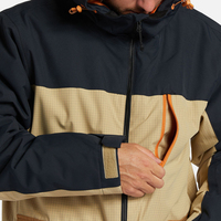 Vêtements d'extérieur isolés et chauds veste de snowboard conception personnalisée vestes de ski à capuche pour hommes vente en gros