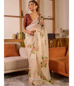 Recién llegado, colección de Sari elegante con trabajo de secuencia, perfecto para ocasiones festivas y nupciales a precios de mayorista - Product Image 1