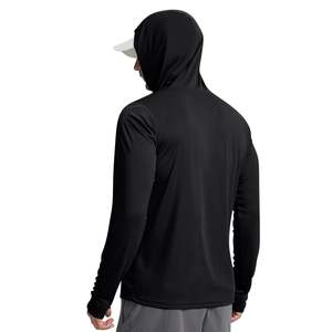 Sudadera con capucha de rendimiento personalizado al por mayor para hombre Sudadera con capucha de pesca con protección UV de secado rápido para estilo y durabilidad al aire libre - Product Image 2