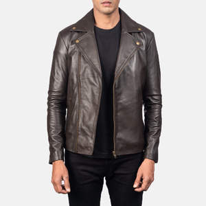 Chaqueta de cuero de la mejor calidad para invierno, piel de oveja genuina personalizada con forro interior de viscosa acolchado y bolsillos para hombres de Pakistán - Product Image 6