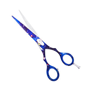 Tijeras de Peluquería Profesionales con Tornillo Extraíble y Reposaditos para los Dedos, las Mejores Tijeras de Corte de Pelo de Salón, Hoja Recta de Acero Metálico - Product Image 2