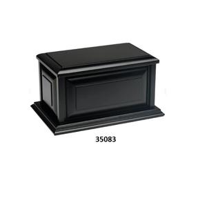 โกศไม้สำหรับผู้ใหญ่แกะสลักทรงสี่เหลี่ยมผืนผ้าพร้อมถุงกำมะหยี่ - Product Image 5