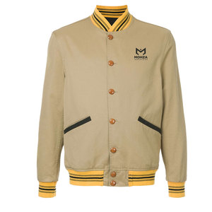 Plus Size <b>Cheap</b> Price Custom Made Design Men Letterman Breathable Stand Collar Front Logo <b>Winter</b> <b>Jacket</b> Made in Pakistan - Product Image 1
