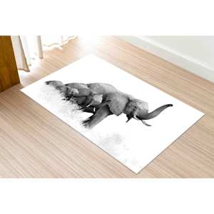 Alfombra Familiar con Diseño de Elefantes, Alfombra Estampada, Decoración para Cuarto de Hombre, Alfombra de Lujo con Diseño Animal, Alfombra Suave con Pelo Largo - Product Image 3