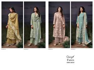 Collection de costumes de fête Salwar Kameez brodés à la main en coton de qualité supérieure disponible au tarif de gros - Product Image 6