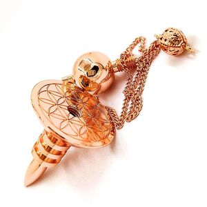 Péndulo Metálico ISIS Abrible de Cobre al por Mayor |   Herramienta Artesanal de Radiestesia y Sanación Energética para Reiki y Adivinación - Product Image 1