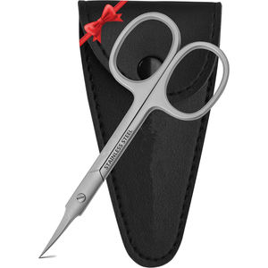 Ciseaux de manucure en acier inoxydable de qualité allemande extra fine et incurvée pour femmes Ciseaux à cuticules pour pédicure et ongles. - Product Image 1